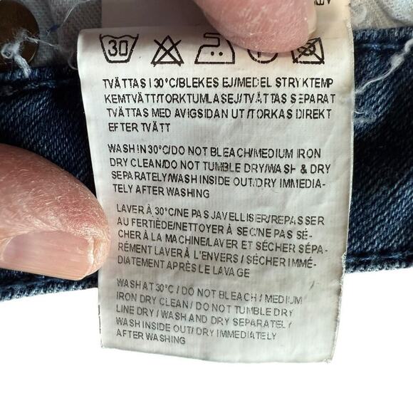 Acne Studios Flex S Atlantis Skinny Jeans Blue Size 28 - Picture 9 of 13